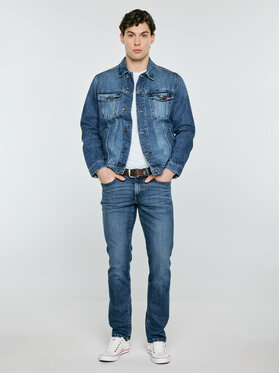 BIG STAR BIG STAR Jeansy TERRY SLIM Granatowy Slim Fit