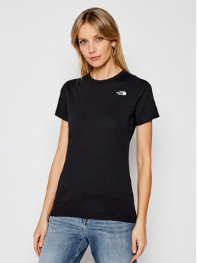 The North Face The North Face T-Shirt Simple Dome NF0A4T1A Μαύρο Regular Fit