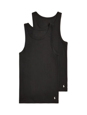 Polo Ralph Lauren Polo Ralph Lauren Комплект от 2 броя топове 714959333001 Черен Slim Fit