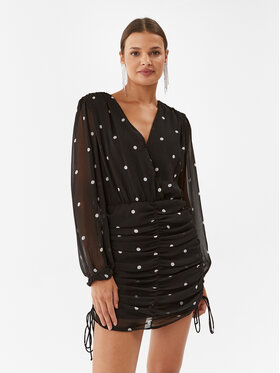 Gina Tricot Gina Tricot Koktejlové šaty 21229 Čierna Regular Fit