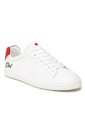 Stuart Weitzman Stuart Weitzman Sneakersy Lovestrck Crystal Snk SC891 Biały