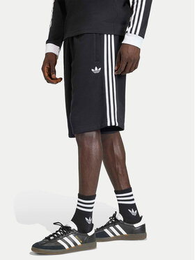 adidas adidas Pantaloni scurți sport 3-Stripes KE3566 Negru Regular Fit
