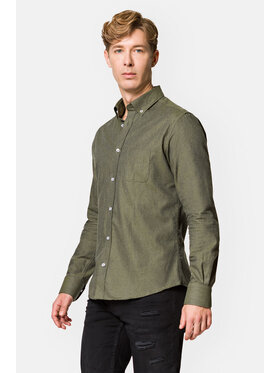 Lancerto Lancerto Koszula Eusebia KO051222000034 Zielony Regular Fit