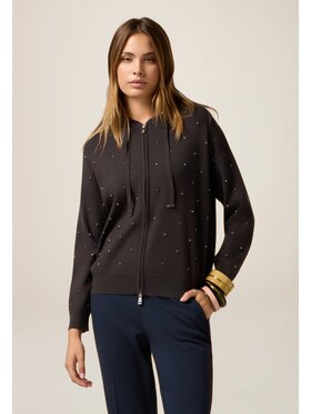 Oltre Oltre Cardigan M283J005017N013 Grigio Regular Fit