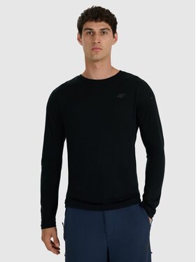 4F 4F Maglietta tecnica 4FWAW25TFLOM430-20S Nero Regular Fit