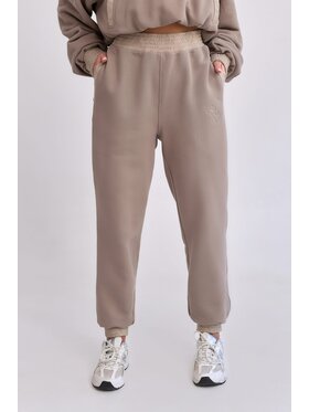 MANDRAGORA MANDRAGORA Spodnie dresowe Lantre Beżowy Jogger Fit
