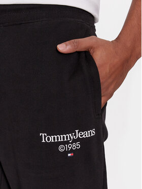 Tommy Jeans Spodnji Del Trenirke Entry DM0DM18935 Črna Slim Fit