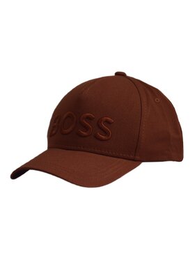 BOSS BOSS Czapka z daszkiem Medium Brown Sevile Brązowy