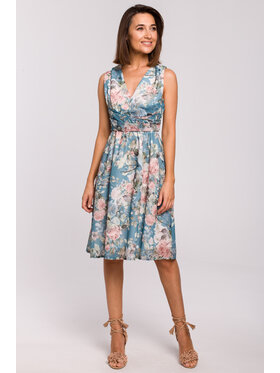 Stylove Stylove Sukienka codzienna S225 Niebieski Regular Fit