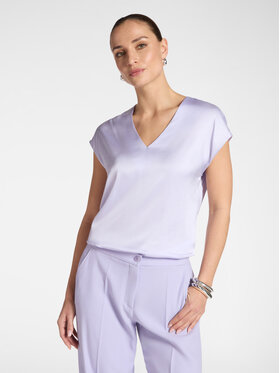 Elena Mirò Elena Mirò Bluzka 2002P000221N0A9 Fioletowy Regular Fit
