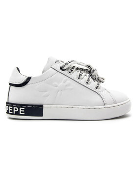 Patrizia Pepe Patrizia Pepe Sneakersy PJ161.06 Bianco/Nero Biały