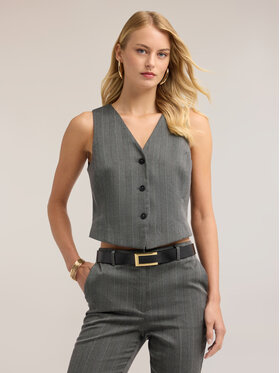 Motivi Motivi Koszula L033Q000097N0S3 Szary Slim Fit