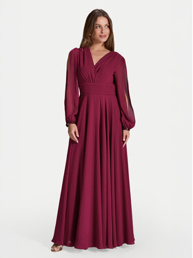 Swing Swing Rochie de seară 5AI17100 Vișiniu Regular Fit