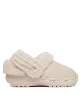 Crocs Crocs Παντόφλες Classic Unfurgettable Suede Clog 212106 Κρεμ
