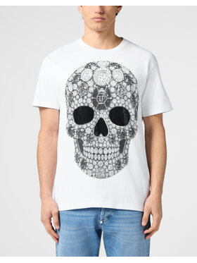 PHILIPP PLEIN PHILIPP PLEIN T-shirt 30617 Bianco Regular Fit