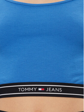 Tommy Jeans Bluza DW0DW17394 Modra Slim Fit