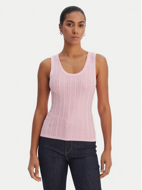 Fracomina Fracomina Felső FR26ST4005K524R9 Rózsaszín Slim Fit
