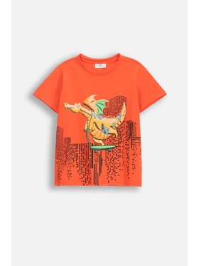Coccodrillo Coccodrillo T-Shirt WC5143202DBK-009 Czerwony Regular Fit