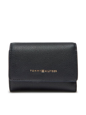 Tommy Hilfiger Tommy Hilfiger Μικρό Πορτοφόλι Γυναικείο Th Logotape Trifold AW0AW17477 Σκούρο μπλε