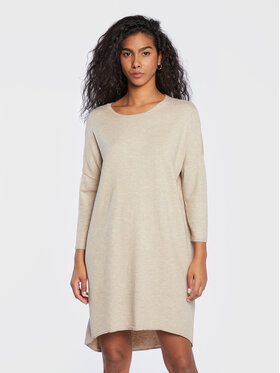 Moss Copenhagen Moss Copenhagen Kötött ruha Rachelle 16172 Bézs Regular Fit