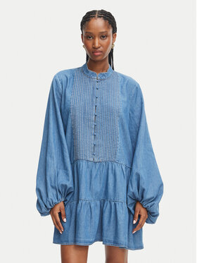 Bardot Bardot Jeanskleid Antonia 91440DB Blau Regular Fit