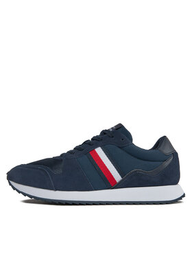 Tommy Hilfiger Superge Runner Evo Mix Ess FM0FM04886 Mornarsko Modra