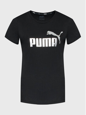 Puma T-shirt Essentials+ Metallic Logo 848303 Crna Regular Fit