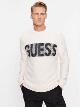Guess Guess Sveter M3BR50 Z38V2 Écru Regular Fit