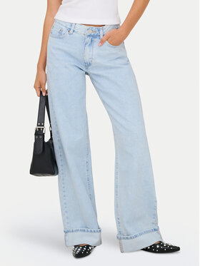 ONLY ONLY Jeansy Ella 15368955 Světle modrá Wide Leg