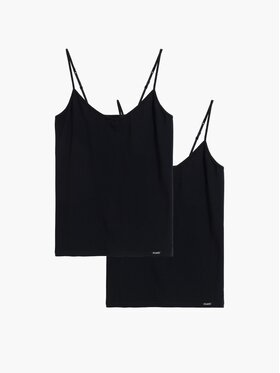 Atlantic Atlantic Top basic Czarny Regular Fit