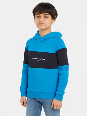 Tommy Hilfiger Tommy Hilfiger Sweatshirt Essential Colorblock KB0KB08385 S Blau Regular Fit