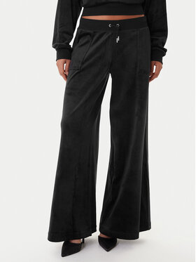 Juicy Couture Juicy Couture Teplákové kalhoty Yuka JCBBJ225803 Černá Wide Leg