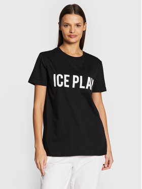 Ice Play Ice Play T-Shirt 22I U2M0 F021 P400 9000 Černá Relaxed Fit