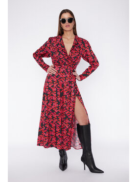 RÊVER DE MOI RÊVER DE MOI Sukienka ELENA POPPY FALL DRESS Czarny Relaxed Fit