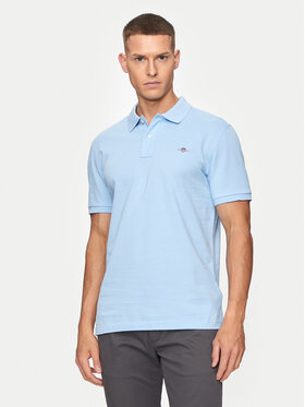 Gant Gant Tricou polo Shield 2220 Albastru Slim Fit