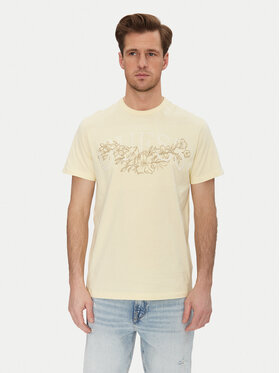 Guess Guess Tričko M5GI17 K8FQ4 Béžová Regular Fit