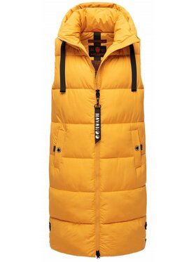 Navahoo Navahoo Bezrękawnik Schnuffelchen Żółty Casual Fit