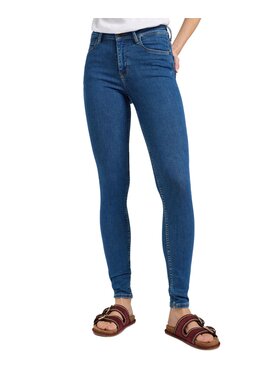 Lee Lee Jeansy 112363594 Niebieski Skinny Fit
