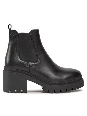 Tamaris Tamaris Kotníková obuv s elastickým prvkem 1-25459-41 Černá