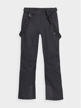 4F 4F Slidinėjimo kelnės 4FAW23TFTRF419 Juoda Regular Fit