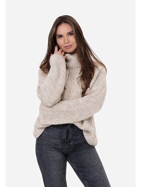 LAURELLA LAURELLA Sveter Laurella 6TU004101 Écru Regular Fit