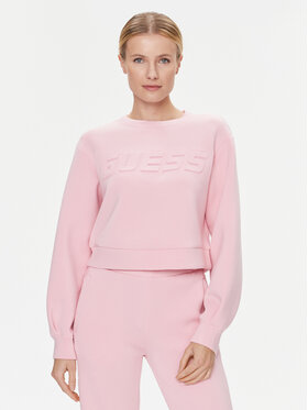 Guess Guess Суитшърт Cindra V3BQ15 K7UW2 Розов Regular Fit