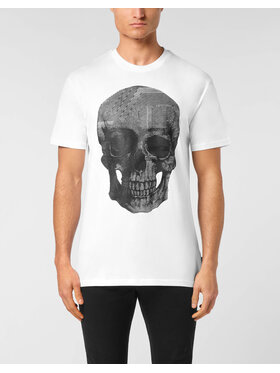 PHILIPP PLEIN PHILIPP PLEIN Tričko 24649 Biela Regular Fit