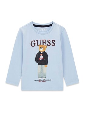 Guess Kids Guess Kids T-Shirt 183055 Niebieski Classic Fit