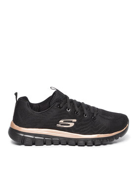 Skechers Skechers Sneakersy Get Connected 12615/BKRG Černá