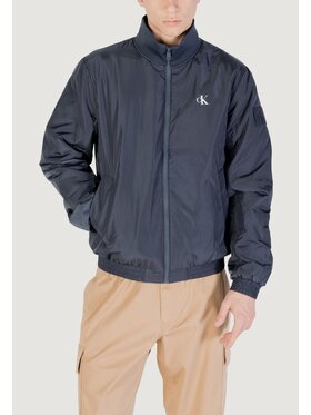Calvin Klein Jeans Calvin Klein Jeans Μπουφάν δερμάτινο PADDED HARRINGTON Γκρι To Fit