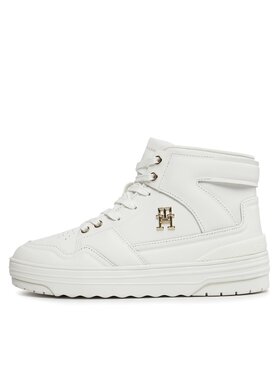 Tommy Hilfiger Superge Th Basket Hi FW0FW07757 Écru