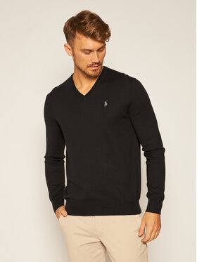 Polo Ralph Lauren Polo Ralph Lauren Sveter Ls Sf Vn Pp 710670789003 Čierna Regular Fit