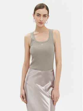 PINKO PINKO Top Calcolatore 100807 Szary Regular Fit