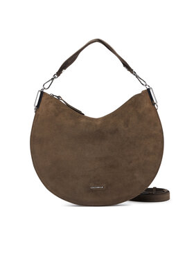 Coccinelle Coccinelle Дамска чанта QKG Coccinellesunup Suede E1 QKG 13 01 01 Каки